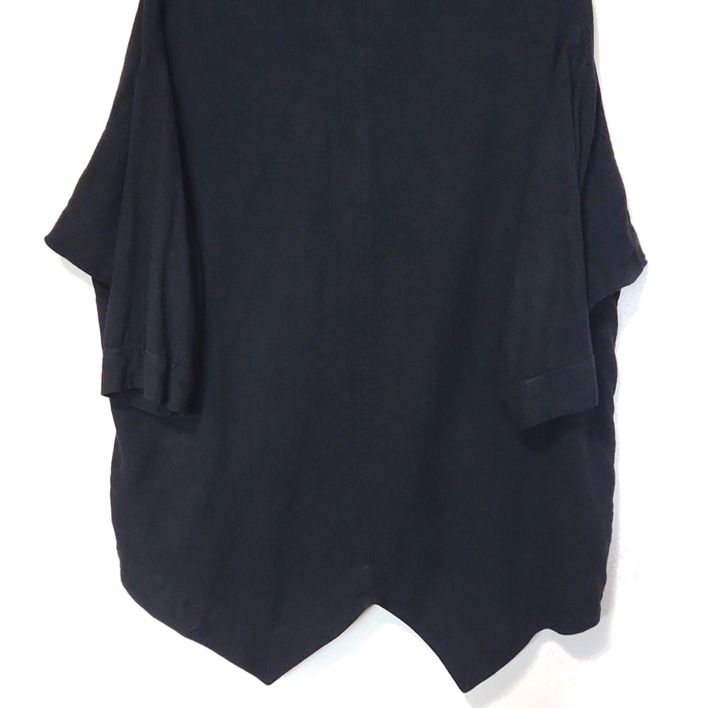 Ladri's Linen Abalone Shell Button Black Lightwei… - image 7